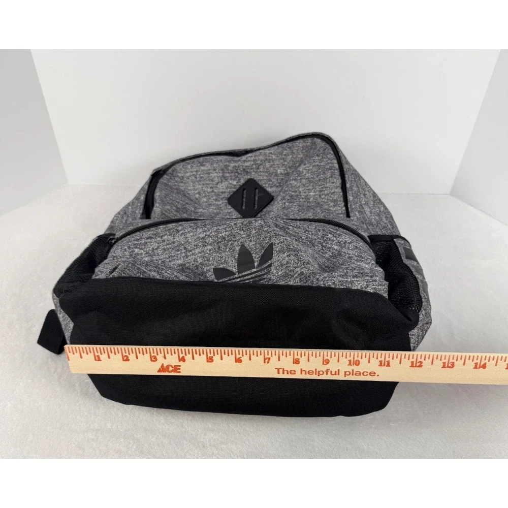 adidas Originals Trefoil Gray Heather Backpack Book Bag Laptop School Backpack